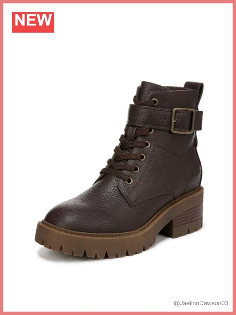 Vegan Combat Boot Faux Leather Side Zip